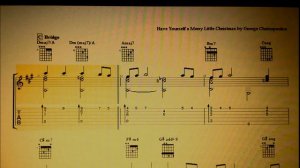 Have yourself a merry little Christmas - Guitar score/tab video - George Chatzopoulos(pdf available