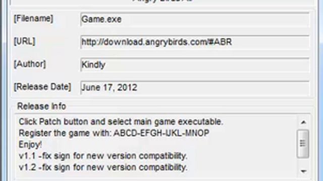 P2P Patch Template #1 [Angry Birds Universal Patch 1.3 by Kindly] смотреть онлайн