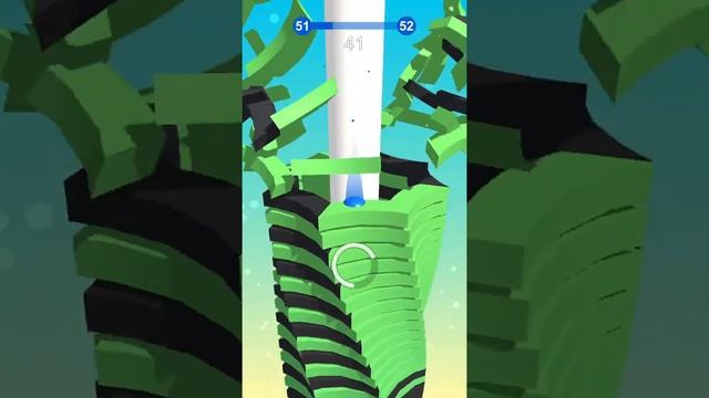 STACK BALL GAME | LEVEL 50-51 #games #shorts #3d #short #stackball #tiktok #trending #viral