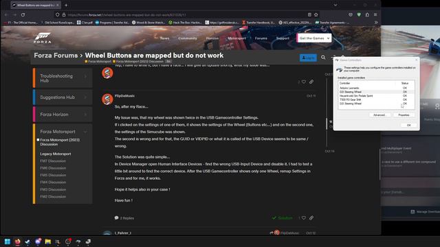 Forza Motorsport (2023) DD Wheel Rim buttons/shifters not working FIX смотреть онлайн