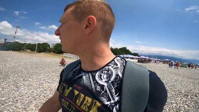 Катаюсь на Хонде CBR600f3 в Сочи, Обзор пляжа Крылья Балтики.#мото#сочи#пляжи