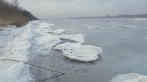 Ледостав на реке Томь. Этапы замерзания реки.