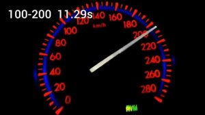 Разгон MAZDA 3 MPS GEN2 100-250 km/h