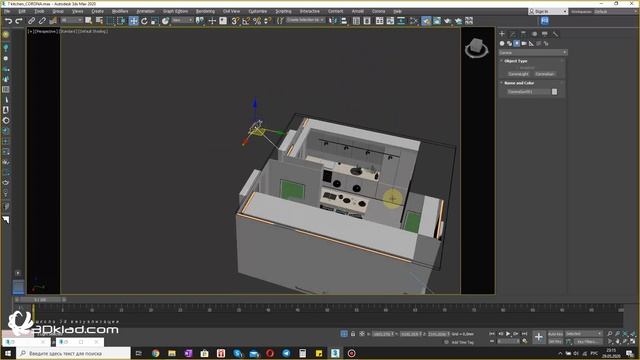 Настройка света часть №3 Постановка HDRI карты и настройка солнечного света с помощью CoronaSun смотреть онлайн