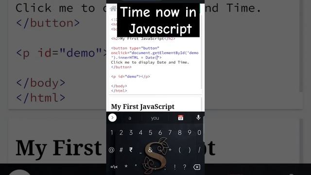 time and date now in javascript #javascript #html #css #software #website #bootstrap#react#angular