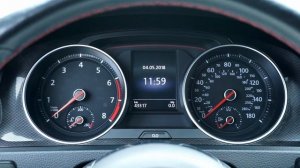 VW Golf MK7 battery state of charge check with instrument cluster