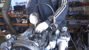 Проверка компрессии в двигателе D4CB 2444705 KIA Sorento