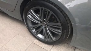 Audi A7 C8 2022 installation RS7 front + rear + side bodykit，Show to customers