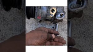 REPLACING AC COMPRESSOR ON 2007 DODGE CALIBER