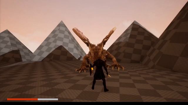 Knight vs Dragon (UE4 Proto Boss Fight) смотреть онлайн