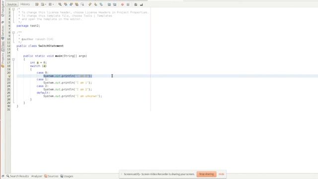 Java switch statement | Java switch program (Java Course)