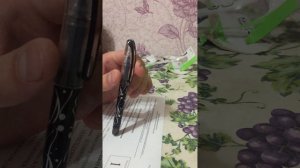 Замена перу u Гелевой Ручке - Роллер из Ашана AUCHAN - ROLLERBALL PEN