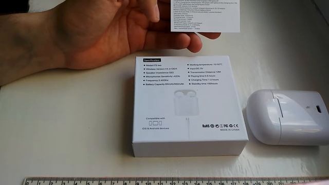 Распаковка бюджетных «Эирподс» - i7S TWS [Aliexpress] смотреть онлайн