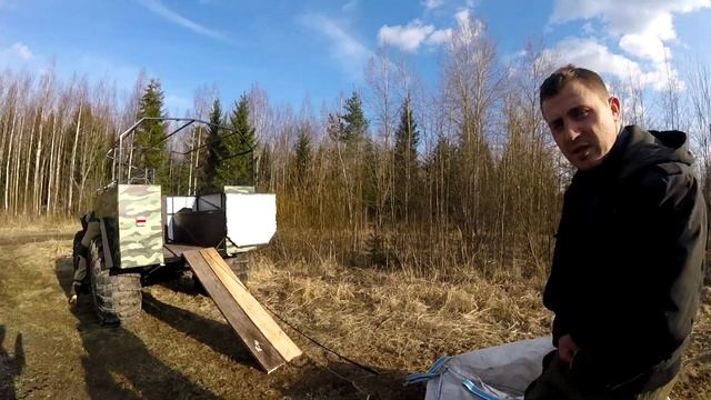 Устройство для затигивания добычи в кузов вездехода смотреть онлайн