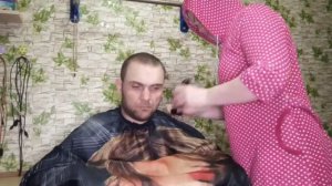 стрижка и бритьё шейника \ как я бреюсь и стригусь \ личный парикмахер для инвалида