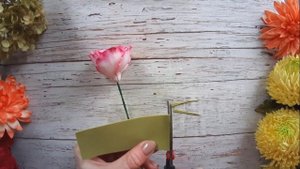 Эустома из фоамирана/DIY/Anna Shusta.