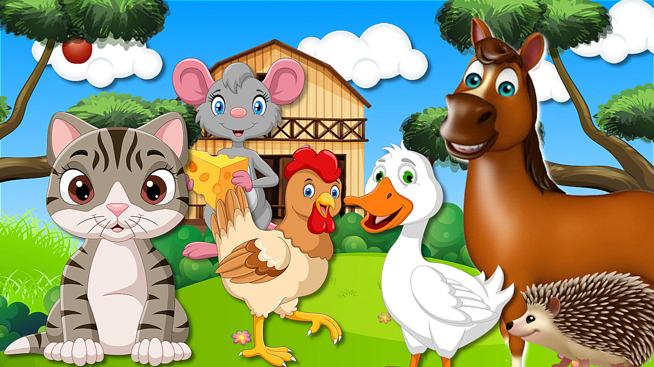 Найди Животное + Учим Животных + Развивающее Обучающее видео для детей + Звуки Животных