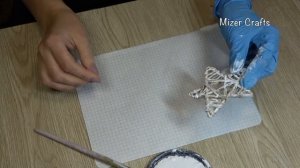 Рождественские звездочки из картона, ниток и газет// Christmas Stars