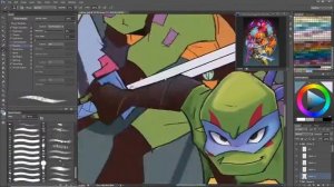 Rise of the TMNT Tribute Speedpainting | ADOBE PHOTOSHOP