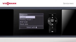 Viessmann Vitocrossal 100 tutorial: Accessing and navigating the service menu