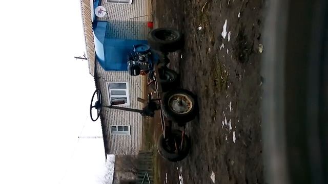 Мини трактор из мотоблока Нева 1 часть смотреть онлайн