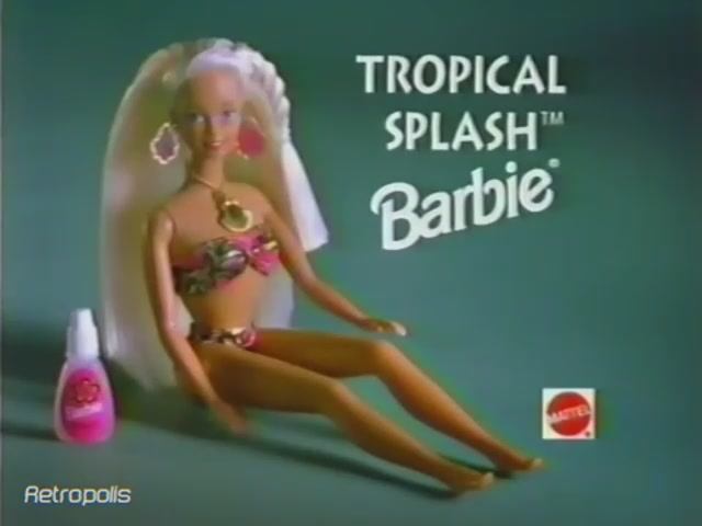 1995 Реклама куклы Барби Маттел  "Тропики" Barbie  Tropical Splash