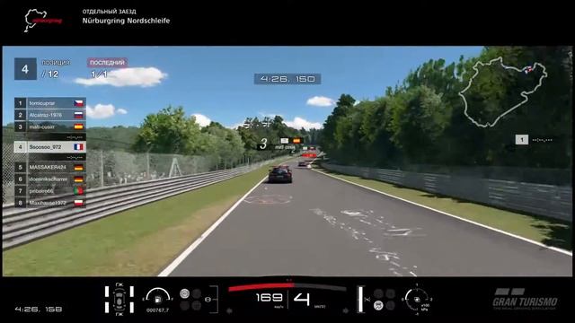 Gran Turismo SPORT Nurburgring-Северная петля.рейтинг B,S видео с повтора-борьба за ТОП-3 смотреть онлайн