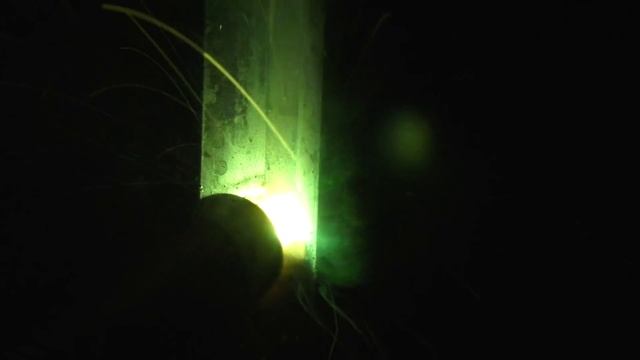 Сварка под керамику круглого сечения порошковой проволокой/как заварить зазор