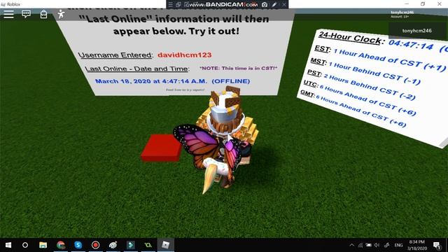 Check a Roblox User's "Last Online" Information (Roblox) смотреть онлайн