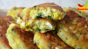 Рецепт Ленивые пирожки с яйцом и зеленым луком