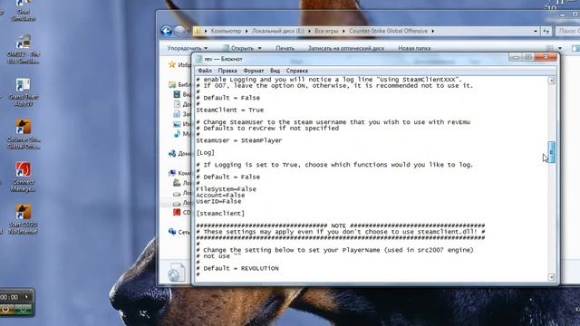 Как изменить ник на пиратской Cs:Go смотреть онлайн