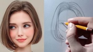 loomis face drawing tutorial | draw a girl's face from front #tutorial #artwork #drawing