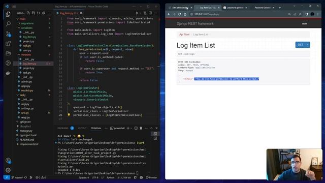 DRF Permission Classes | Django | Python смотреть онлайн
