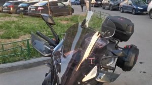 Bajaj Dominar 400 / Ветровое стекло 59см + дополнительное мини стекло ветровик