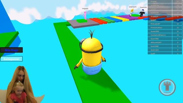 РОБЛОКС МИНЬОН по русски ROBLOX Minion УБЕГАЕМ от других МИНЬОНОВ как мульт видео для детей смотреть онлайн