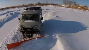 Отвал для уаз на гидравлике