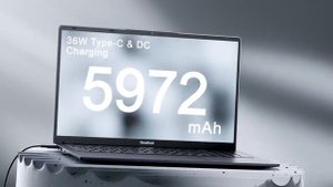 15.6" Laptop Computer, Intel Celeron N5095 16GB LPDDR4