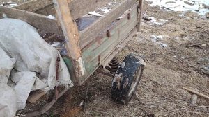Супер подвеска на прицеп для мотоблока.Пружинно-ресорная на амортизаторах! такого ещё не было)