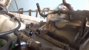 Замена радиатора охлаждения двигателя на Mazda Demio DW3W 1.3 АКПП