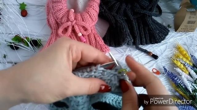 Шапка-шлем спицами. Часть 3