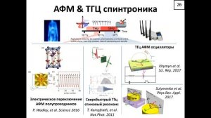 «Антиферромагнитная спинтроника: от модели маятника до нейроморфной динамики и детектирования ТГц»