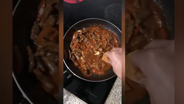 Паста с макаронами 🍝🥩