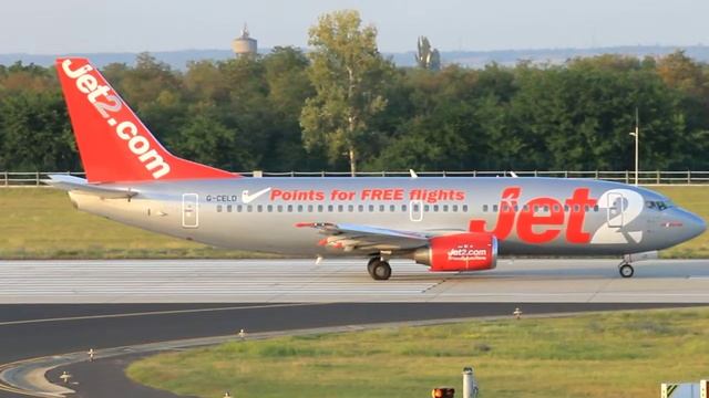 Jet2 Boeing 737 Takeoff Ferihegy runway 13R смотреть онлайн