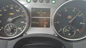 разгон Mercedes ML350 4matic (0-100km/h)