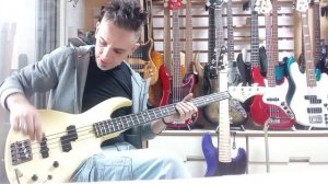 Vintage Japanese Bass Guitar: Aria Pro II RSB series PJ pre-shipment Sound CHeck /BASS REVIEW