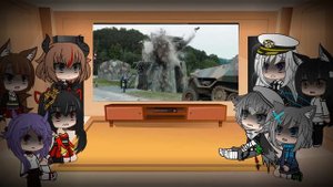 Azur lane react to Slow Motion Battle Scene from Tank Movie, T-34 2018