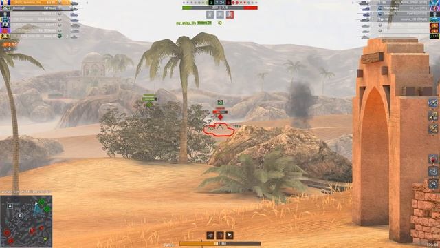 Kampfpanzer 50 t • 8.7K DMG • 5 KILLS • WoT Blitz смотреть онлайн