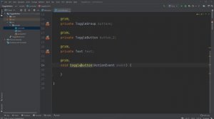 JavaFX and Scene Builder Course - IntelliJ #25: Toggle Button