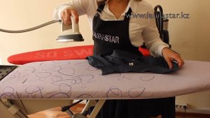 LAURASTAR. Гладим рубашку: манжеты, воротник и планку с пуговицами