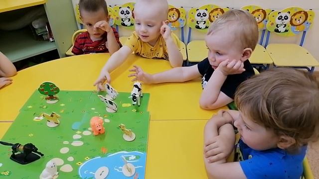 Сиреневая (младшая группа). Познание "Домашние животные". смотреть онлайн